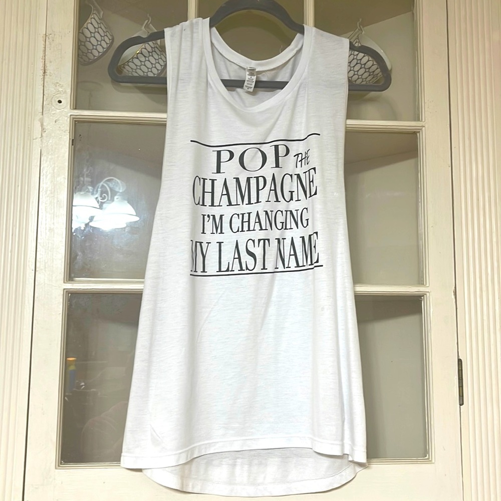 Bachlorette tank for the Bride!